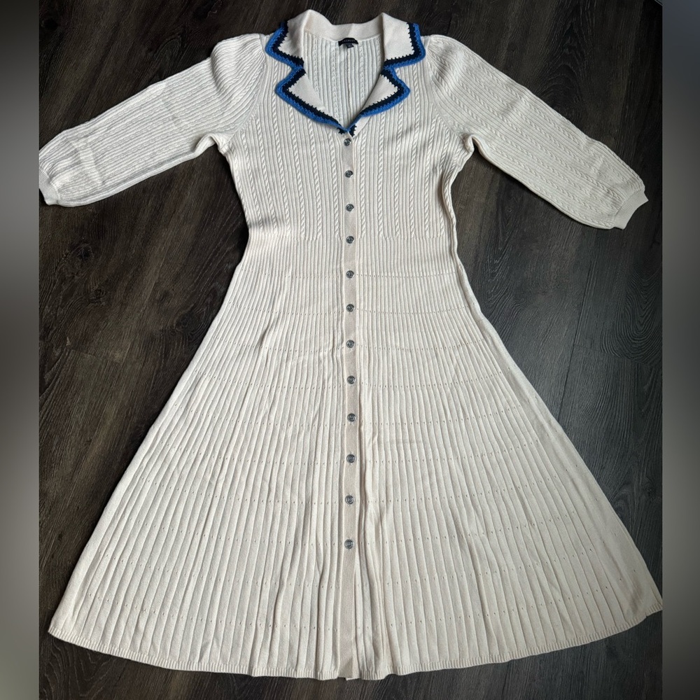 New! RIB KNIT FIT & FLARE SWEATER DRESS!